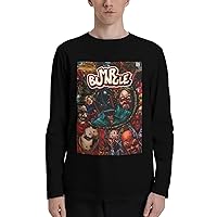 Rock Band T Shirts Mr Bungle Mens Cotton Crew Neck Tee Long Sleeve Shirts Black