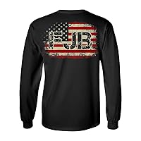 FJB F Joe Biden Men's Funny Political Humor Conservative Republican Long Sleeve T-Shirt