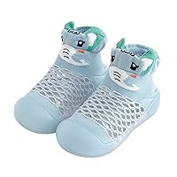 Infant Boys Girls Animal Prints Cartoon Shoes Toddler Breathable Mesh The Floor Non Slip Prewalker 7 Toddler Girls Shoes