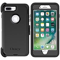 OtterBox Defender Series Case & Holster for iPhone 8 Plus & iPhone 7 Plus - Non-Retail Packaging - Black