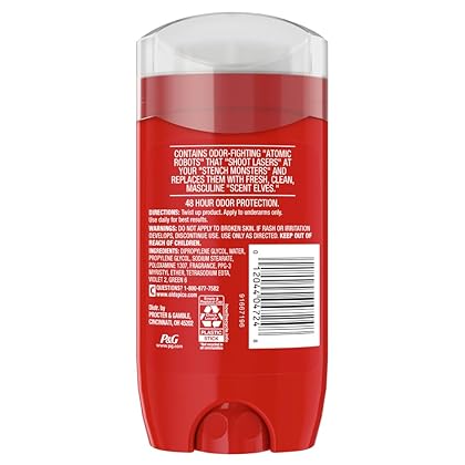 Old Spice Aluminum Free Deodorant for Men, High Endurance Sport, 24/7 Odor Protection, 3 Oz Each, (Pack Of 3)