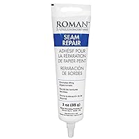 Products 207802LW 6454 Seam Repair Adhesive, Sealer for Wallpaper Tears, and Loose and Overlapping Edges, 3-oz Tube, 3 Oz, White, 3 Ounce