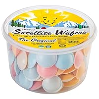 Gerrit's Original Satellite Wafers, Filled with Assorted Candy Beads, 100 Count Tub (4.41 oz)