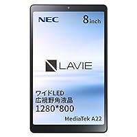 NEC LAVIE T0855GAS [MediaTek A22/Android(TM) 12/4GB Memory/8.0-inch Wide LED Wide Viewing Angle LCD] YS-T0855GAS Tablet, 8.0 Inch