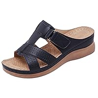 Slippers for Teen Girls Comfortable Slip on Flip Flops for Women Roman Pluse Size Summer Womens Shoes