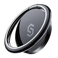 Syncwire Mobile Phone Ring, Thin, 360° Rotation, Fall Prevention, Ring Type, Stand Function, Finger Ring, Compatible with iPhone 15 Pro Max/15/14/13/12/11/XS/X/XR, 8, 7, 6, Android and More