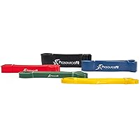 ProsourceFit Xfit Power Resistance Bands, Heavy Duty 41” Long for Assisted Pull-Ups, Powerlifting, Mobility, Full Body Workouts, and Stretching