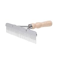 Weaver Leather Livestock Fluffer Comb, Wood/Stainless Steel