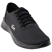 Lacoste Men's LT Fit 318 1 Sneaker, Black/Black 10 M US