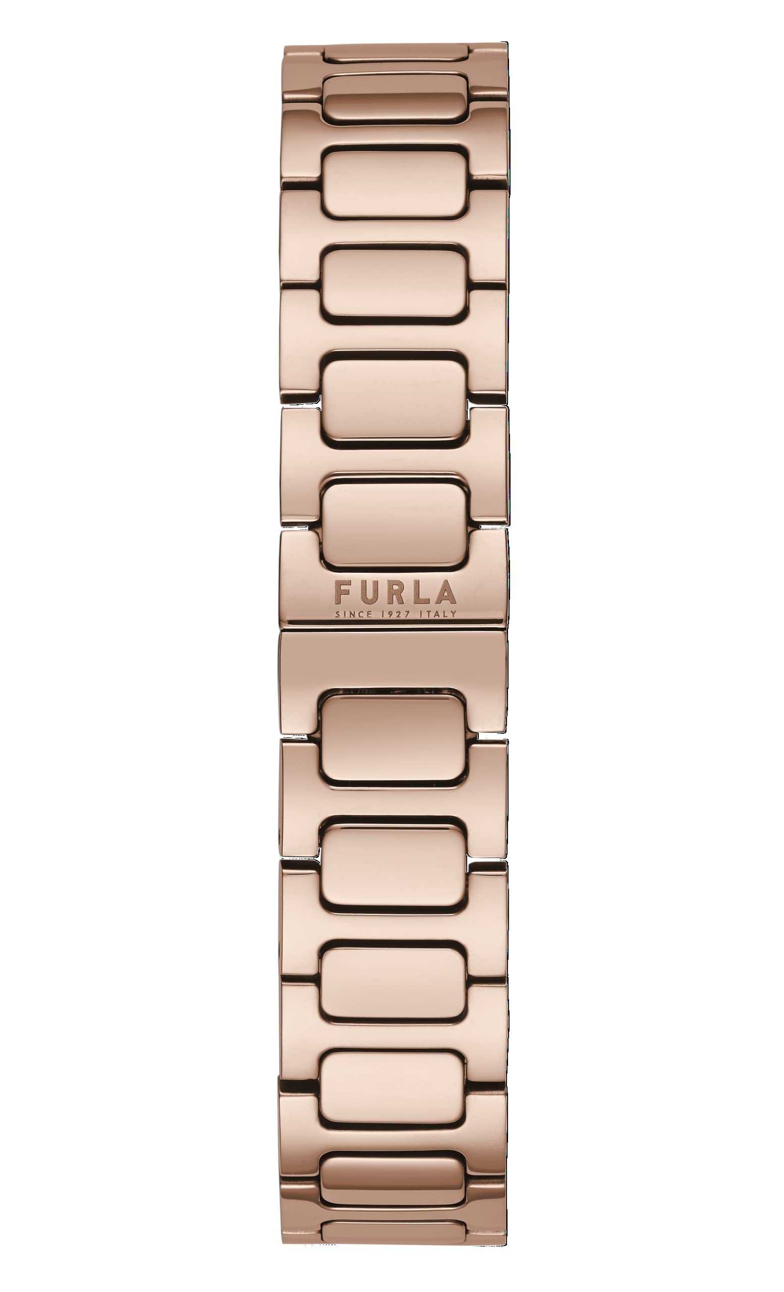 FURLA Ladies Rose Gold Tone Stainless Steel Bracelet Watch WW00020005L3