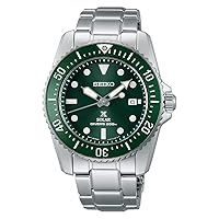 Seiko Prospex Solar Diver's 200m Green Dial Sapphire Glass Watch SNE583P1