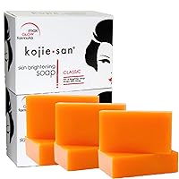 Skin Soap - Original Kojic Acid Soap that Reduces Dark Spots, Hyperpigmentation, & Scars with Coconut & Tea Tree Oil – 65g x 6 Bars