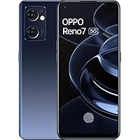 OPPO Reno7 5G Dual-SIM 256GB ROM + 8GB RAM (GSM | CDMA) Factory Unlocked 5G Smartphone (Starry Black) - International Version