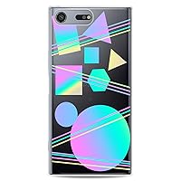 TPU Case Replacement for Sony Xperia 5 III 1 II 10 XZ4 Compact XZ3 L4 XZ2 XA3 Abstract Circle Clear Print Geometric Elegant Teen Slim fit Pink Soft Glamour Girls Design Flexible Silicone Cute