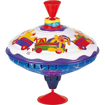 Bolz Playbox Music Spinning Top Toy for Children, The Funny Buzzing Hum Gets Louder As The Top Spins Faster, So Durable