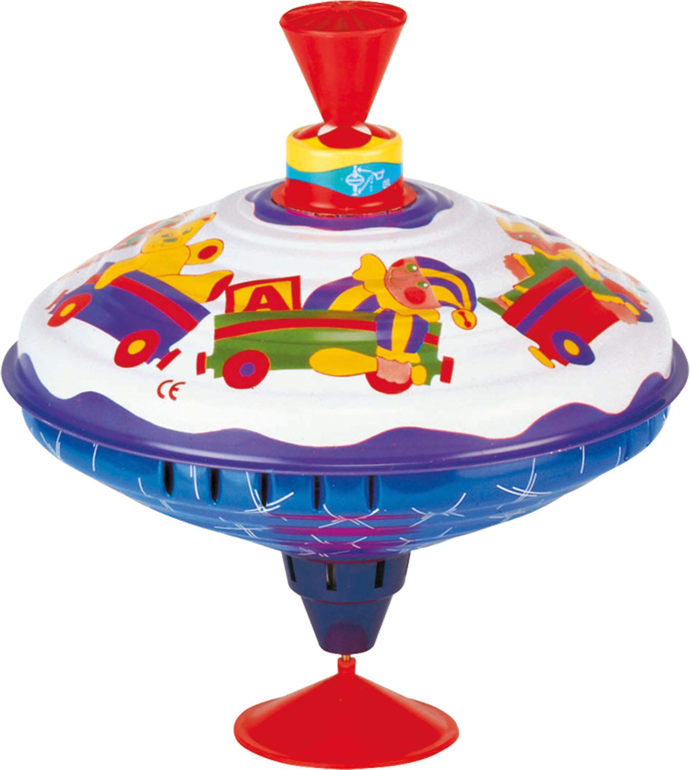 Bolz Playbox Music Spinning Top Toy for Children, The Funny Buzzing Hum Gets Louder As The Top Spins Faster, So Durable