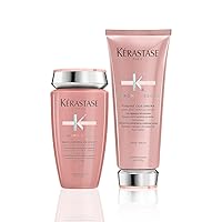 Chroma Absolu Chroma Shampoo & Conditioner Set | For Sensitized or Damaged Color-Treated Hair | Protects and Hydrates | Fine To Medium Hair | With Glycerin and Hyaluronic Acid