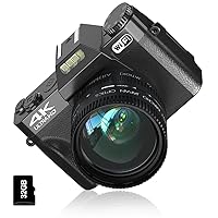 Digital Camera for Photography, 1080P 24MP VJIANGER Digital Camera with WiFi 3-inch 180-degree Flip Screen,2 Batteries for Adults-Black8