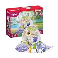 Schleich bayala, 14-Piece Playset, Fairy Toys for Girls and Boys Ages 5-12, Fairy Vet Blossom Toy Set