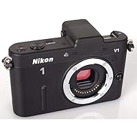 Nikon 1 V1 10.1 MP HD Digital Camera System Body Only (Black)