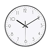 DIYZON 30 cm Wall Clock, Modern Stylish Quiet Clock with Light Luxury, Battery Operated Quartz Movement, No Ticking, Easy to Read, Suitable for Decoration of Bedroom, Kitchen, Office