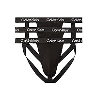 Calvin Klein Men`s Underwear Breathable Cotton Mesh Jock Straps 3 Pack