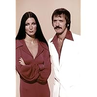 A Sonny And Cher wearing red Photo Print (8 x 10)