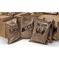 Meals Ready to Eat Surplus (Pack of 4) - MRE Emergency Food Rations w/Assorted Flavors for Camping, Survival & More - 2015 Package date or Newer