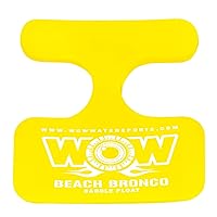 Wow Sports Foam Water Saddle Float for Adults and Kids, 1 Person Pool Seat, Water Accessories Yellow, 21