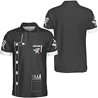 ThuhaTree Store Personalized Name Barber Men & Women Polo Shirt S-5XL, Mens Barber Polo Shirt, Barber Polo Shirts for Men