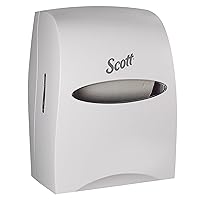 Scott Essential Hard Roll Paper Towel Dispenser (46254), Fast Change, 12.63” x 16.13” x 10.2” White