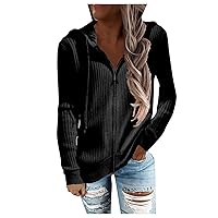 SNKSDGM Women's Hoodies Gothic Y2K Aesthetic Oversized Zip Up Sweatshirts Jacket Casual Drawstring Long Sleeve Pullover Coats