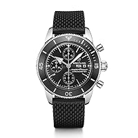 Breitling Superocean Heritage II Chronograph 44mm Black Diver Chronograph Automatic Watch, black, Diver, chronograph, automatic watch
