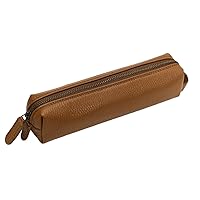 Maruse Pencil Case - Italian Grained Leather - Zipper Case for Pen and Pencils - Work Accessories Made in Italy - Rope