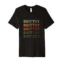 Love Heart Brittny Tee Grunge/Vintage Style Black Brittny Premium T-Shirt