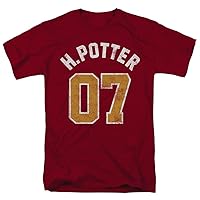 Harry Potter Quidditch No. 7 Adult T Shirt & Stickers [Front Print]