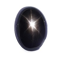 2.80 Ct. Natural Black Star Sapphire 6 Rays Loose Gemstone