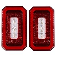 Knapheide 12256491, Set of (2) Replacement LED Surface Mount Light with Integrated S/T/T, B/U & Strobe