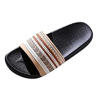 Extra Wide Width Mens Slippers Bottom Thick Bottom Non Slip Slip On Open Toe Breathable And Comfortable Slippers