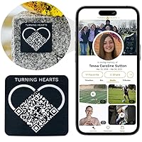 Gravestone Medallion and Memorial Webpage - Scan QR Code Plaque to View Personalized Tribute Profile, Videos/Bio, Sympathy Gift for Loss of Loved One, Cemetery Headstone Grave Marker