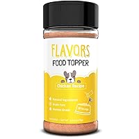 Flavors Food Topper Dogs - Chicken Recipe - Natural, Human Grade, Grain Free - Perfect Kibble Seasoning for Picky Dog (Chicken, 6.0oz)