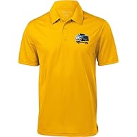 Ford F-150 Raptor Pocket Print Textured Polo, Gold 4XL