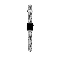 Ted Baker Black & White Silicone Strap for Apple Watch® (Model: BKS38S213B0)