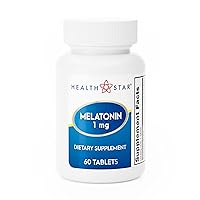 GeriCare Melatonin 1mg Tablets Dietary Supplement 60 Count (Pack of 1)