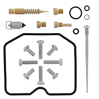 All Balls Racing 26-1091 Carburetor Rebuild Kit Compatible with/Replacement For Suzuki LT-A 400 F King Quad 4WD 2008-2010, LT-A 400 King Quad 2WD 2008-2009, LT-F 400 F King Quad 4WD 2008-2010