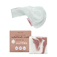 Kitsch Bottle Free Beauty Soap Bar Bag & Shea Butter Solid Body Wash Bar with Discount