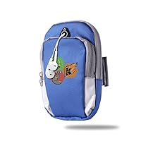 YouTube Jelly Kwebbelkop Slogoman Outdoor Sports Armband Arm Package Bag Cell Phone Bag Key Holder for iPhone 6/6s/7/7p One Size RoyalBlue