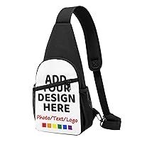 Sling Bags, Personalized Multipurpose Crossbody Shoulder Bag Travel Hiking Daypack, Custom Bags For Men Women Adults