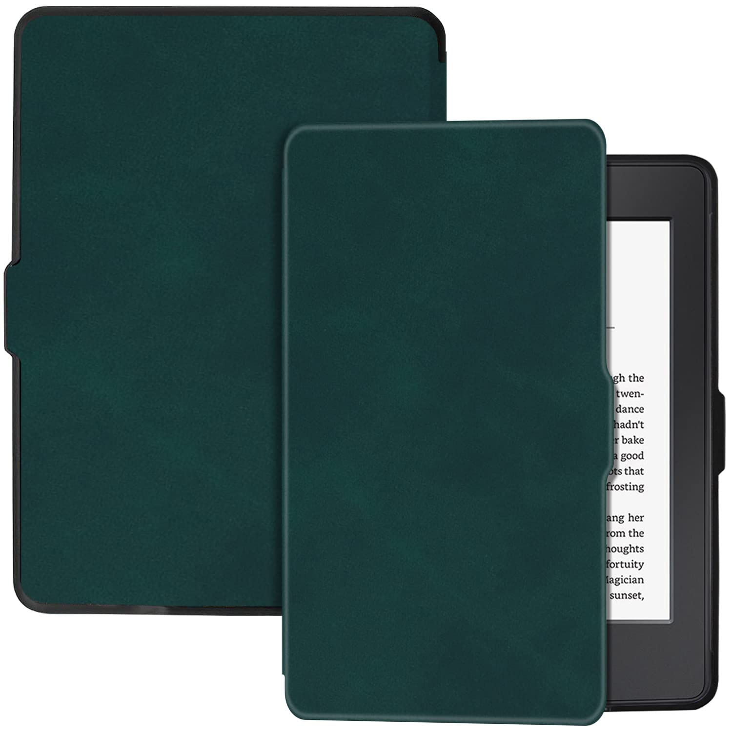 Mua BOZHUORUI Slim Case for Kindle Paperwhite 5th/6th/7th Generation Prior  to 2018 (2012-2017 Release,Model EY21 & DP75SDI) - Premium PU Leather  Protective Cover with Auto Sleep/Wake (Pine Green) trên Amazon Mỹ chính