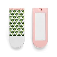 Green Broccoli Cute Clip Fill Light for Phone Holder Front Light with 3 Light Modes Makeup Mirror